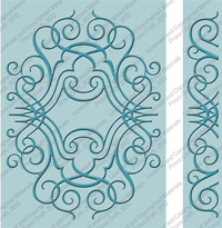 Cuttlebug 5x7 Embossing Folder - Nathaniel's Penwork Border Set Cuttlebug 5x7 Embossing Folder - Nathaniel's Penwork Border Set