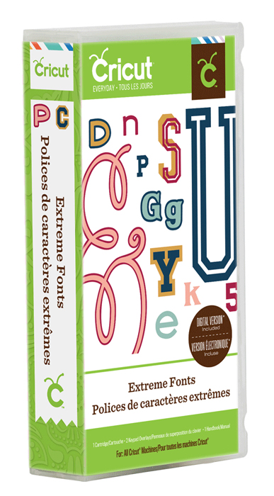 Cricut Cartridge Extreme Fonts Cricut Cartridge Extreme Fonts