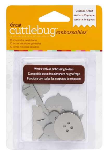 Cuttlebug Embossables - Vintage Artist (Silver)