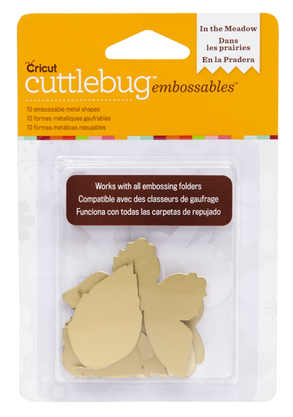 Cuttlebug Embossables - In The Meadow (Gold)