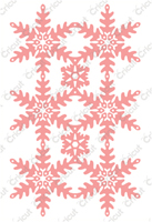 Anna Grffin Cutting and Embossing Stencil - A2 Snowflake Lace Die  SALE 35% OFF MARKED PRICE