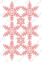 Anna Grffin Cutting and Embossing Stencil - A2 Snowflake Lace Die  SALE 35% OFF MARKED PRICE