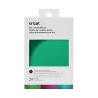 Cricut Transfer Foil Sheets Sampler 10x15cm 24 sheets (Jewel) Cricut Transfer Foil Sheets Sampler 10x15cm 24 sheets (Jewel)