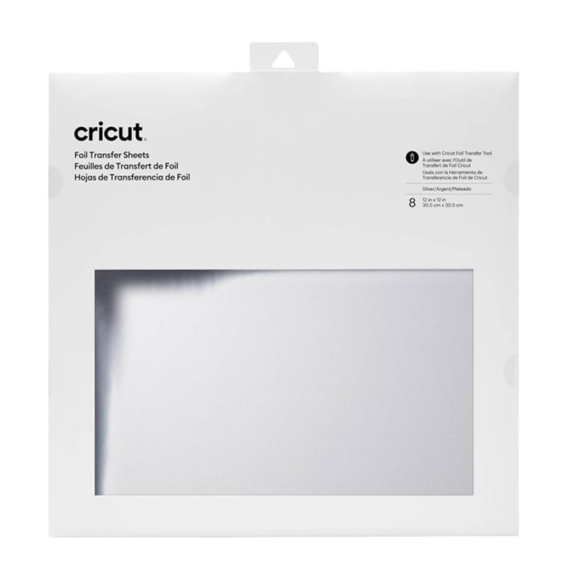 Cricut Transfer Foil Sheets 30x30cm 8 sheets (Silver)