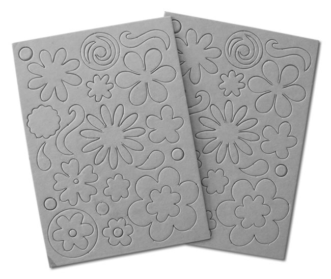 Crafts Too Die Cut Chipboard 2 Sheets - Flowers (5x7