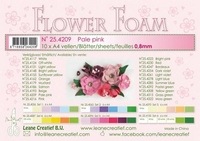 Leane Creatief  10 Flower foam sheets A4 0.8mm Pale Pink