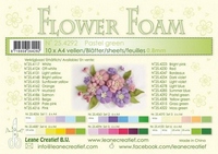 Leane Creatief  10 Flower foam sheets A4 0.8mm Pastel Green
