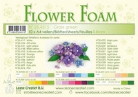 Leane Creatief  10 Flower foam sheets A4 0.8mm Grass Green