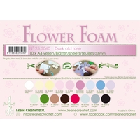 Leane Creatief Flower Foam Sheets - Dark Old Rose x10