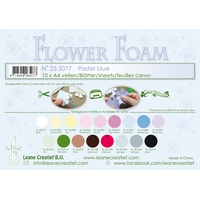 Leane Creatief Flower Foam Sheets - Pastel Blue x10