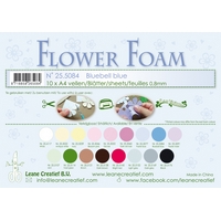 Leane Creatief Flower Foam Sheets - Bluebell Blue x10