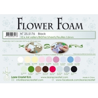 Leane Creatief Flower Foam Sheets - Black x10