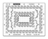 ShapeBoss Stencil - Rectangle Wave