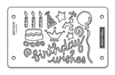 SALE Mini ShapeBoss Stencil - Birthday