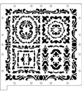 CLEARANCE ScrapBoss Page Layout Stencil - Heritage
