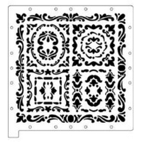 CLEARANCE ScrapBoss Page Layout Stencil - Heritage