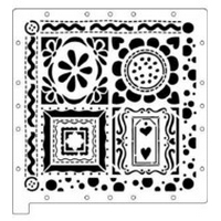 CLEARANCE ScrapBoss Page Layout Stencil - Dreamy