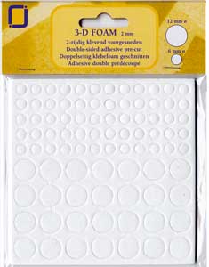 3D Foam Dots - 12mm & 6mm