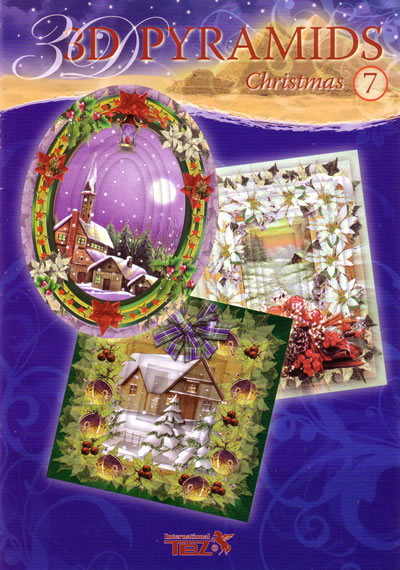 3D Pyramids Booklet - Christmas (8 designs)