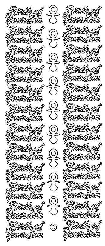 Starform Peel Off Sticker - Birth of Your Son