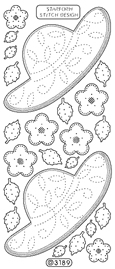 SALE Starform Stitching Peel Off Sticker (Pack of 10) SALE Starform Stitching Peel Off Sticker (Pack of 10)