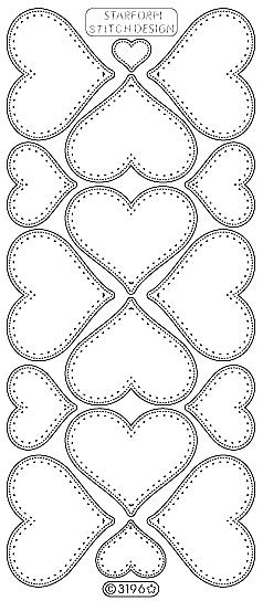 SALE Starform Stitching Peel Off Sticker (Pack of 10)
