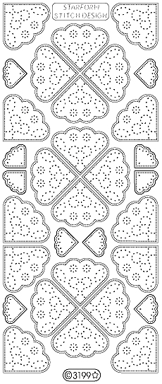 SALE Starform Stitching Peel Off Sticker (Pack of 10)