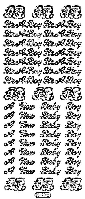 Starform Peel Off Sticker - Baby Boy