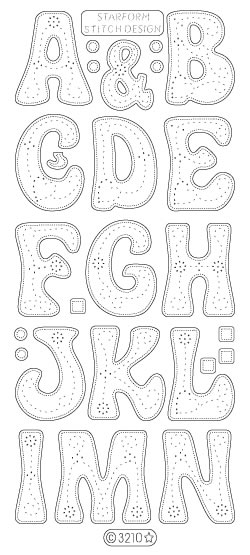 SALE Starform Stitching Peel Off Sticker (Pack of 10)