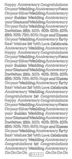 Starform Peel Off Sticker - Anniversary