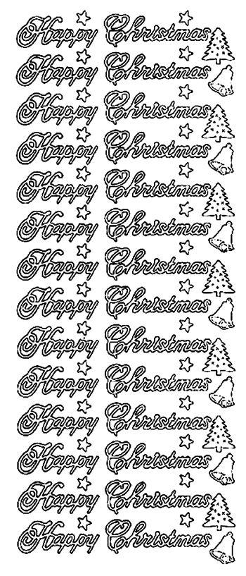 Starform Peel Off Sticker - Happy Christmas