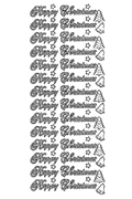 Starform Peel Off Sticker - Happy Christmas