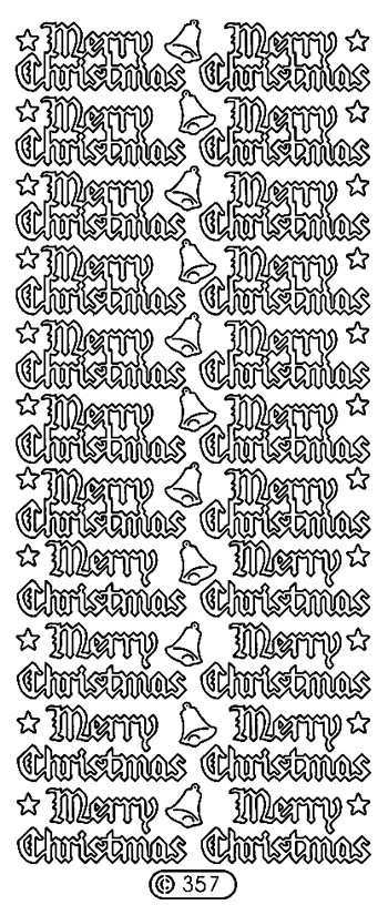 Starform Peel Off Sticker - Merry Christmas