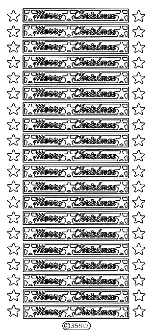 Starform Peel Off Sticker - Merry Christmas