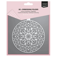 NEW Vaessen Creative 3D Embossing Folder - Christmas Bauble