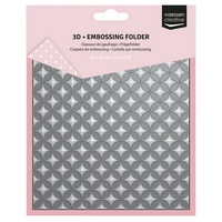 Out Of Stock  Vaessen Creative 3D Embossing Folder - Graphic Stars
