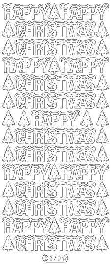 Starform Peel Off Sticker - Happy Christmas