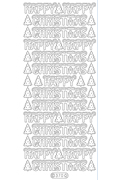 Starform Glitter Sticker - Happy Christmas