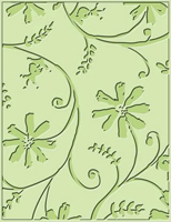 Cuttlebug A2 Embossing Folder - Stylized Flowers Cuttlebug A2 Embossing Folder - Stylized Flowers