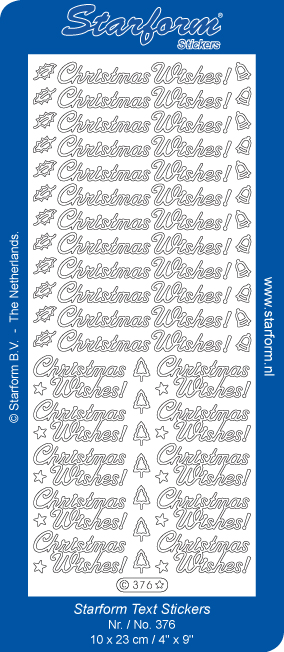 Starform Sentiments Stickers - Christmas Wishes