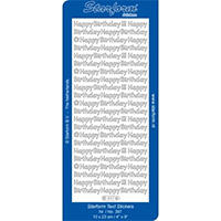 Starform Sentiments Stickers - Happy Birthday Starform Sentiments Stickers - Happy Birthday