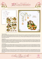 Ann's Paper Art - 3D Card Embroidery Pattern Sheet 6 Christmas Gifts Ann's Paper Art - 3D Card Embroidery Pattern Sheet 6 Christmas Gifts