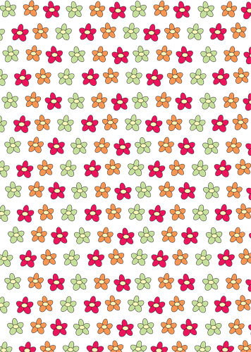 A4 Backing Sheet (10 sheets) - Flowers