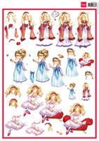 Marianne Design Decoupage sheet - Snoesjes - Princess Marianne Design Decoupage sheet - Snoesjes - Princess
