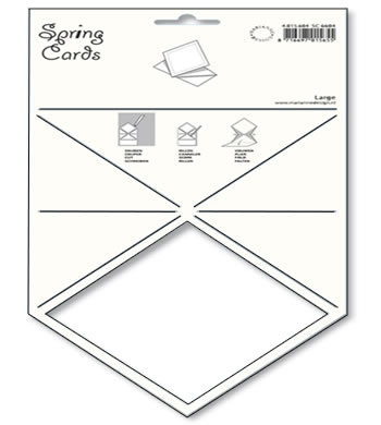 Spring Cards Plastic Stencil - Diamond DC3