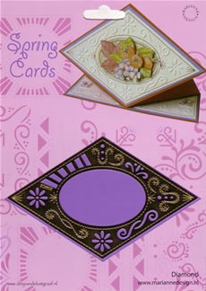 Spring Cards Stencil - Diamond DC4