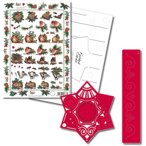 Folded Cards Christmas Set - Star