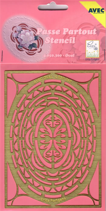 Passe Partout Stencil - Oval