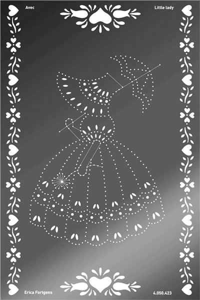 Erica Template - Little Lady DQ3  SALE 50% OFF MARKED PRICE