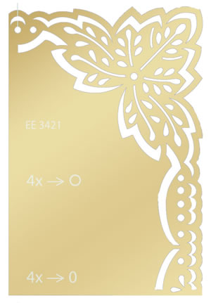 English Embossing Stencil DC2